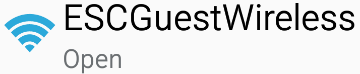 ESC guest wireless network image